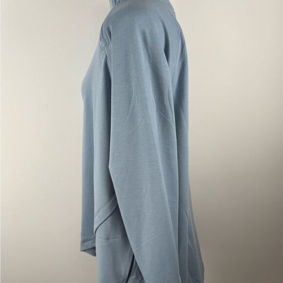 Jones New York Soft Blue zip up neck sweatshirt women’s 1x - Picture 6 of 12